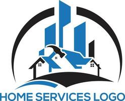 home service logo designs free Vector