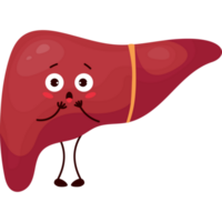 cartoon liver frightened png