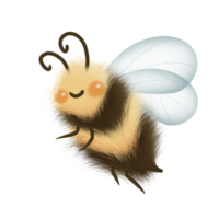 schattig hommel illustratie png