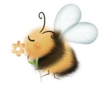 schattig hommel illustratie png