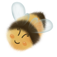 schattig hommel illustratie png