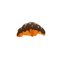 frisch Schokolade Croissant und Mandel png