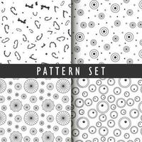 memphis pattern collection. Seamless pattern with abstract geometric shapes vector