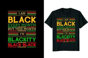 Juneteenth Day T-shirt Design vector