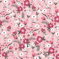 Trendy Seamless Floral Pattern vector