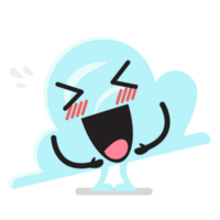 nube personaggio emoji è ridendo png