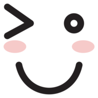 schattig gelaats emoticons png