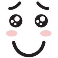 linda facial emoticones png