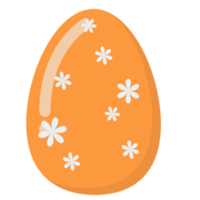 Orange easter egg png