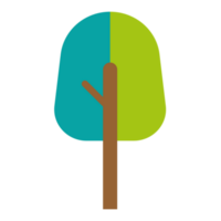 geometrisch süß Baum png