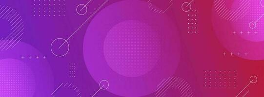 Modern banner background. colorful, purple red gradation, line, memphis line, abtract eps 10 vector