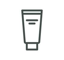 Skin care related icon outline and linear vector. vector