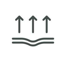 Skin care related icon outline and linear vector. vector