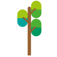 geometrisch süß Baum png