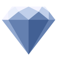 azul diamante ilustración png
