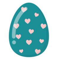 Blue easter egg png