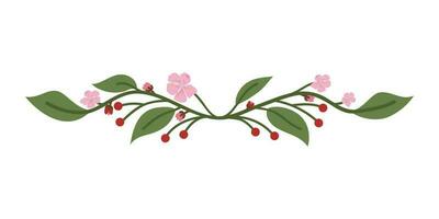 Floral Ornaments, Frames, dividers, borders, frames and lines. For Invitations, Banners, Posters, Placards, Badges. Vector isolated illustration.