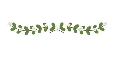 Floral Ornaments, Frames, dividers, borders, frames and lines. For Invitations, Banners, Posters, Placards, Badges. Vector isolated illustration.