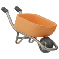 Wheelbarrow Agriculture 3D Illustration png