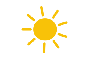 väder ikon - Sol ikon png