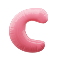 3d Alphabet Ballon png