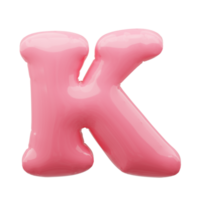 3d alphabet ballon png