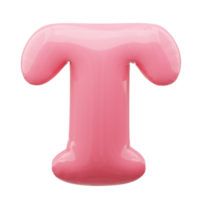 3d Alphabet Ballon png