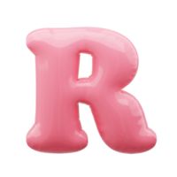 3d Alphabet Ballon png