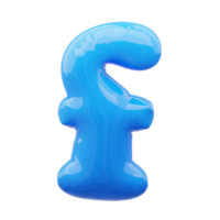 3d alphabet ballon png