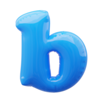 3d alphabet ballon png