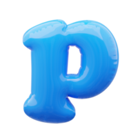 3d alphabet ballon png