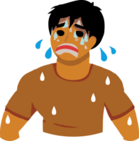 Sweaty people png graphic clipart design