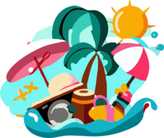 zomer vakantie PNG grafisch clip art ontwerp