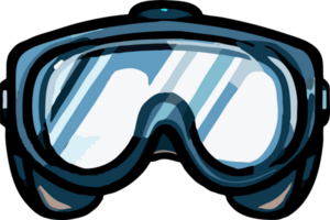 Diving goggle png graphic clipart design