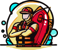 life guard png graphic clipart design