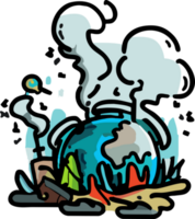 milieu verontreiniging PNG grafisch clip art ontwerp