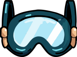 Diving goggle png graphic clipart design