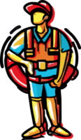 life guard png graphic clipart design