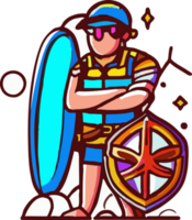 life guard png graphic clipart design