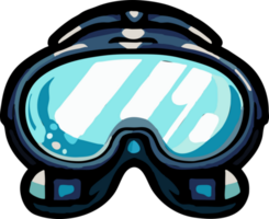 Diving goggle png graphic clipart design