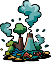 environment pollution png graphic clipart design