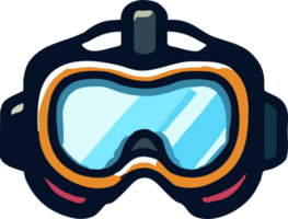 immersione goggle png grafico clipart design