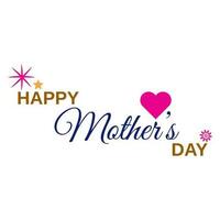 Happy Mother's Day Greeting Card vector