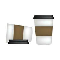 Nice paper Coffee Cup. vector