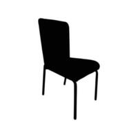 Nice Wooden Chairs Silhouette vector, Chair silhouette vector. vector