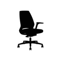 Nice Office chairs silhouettes vector Design.