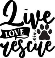 live love bark dog Quotes Design Free Design vector