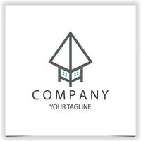 gazebos logo premium elegant template vector eps 10