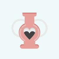 Icon Vase 2. related to Decoration symbol. flat style. simple design editable. simple illustration vector