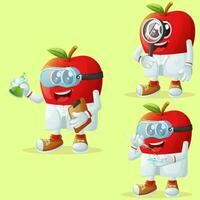 Letter A Fruit Characters